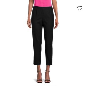 New w Tags Piazza Sempione Audrey Navy Cropped Pants 38